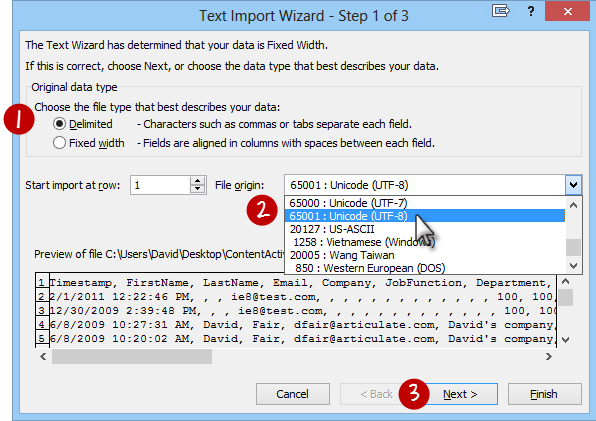 Articulate Online How To View Reports That Contain Non Western Text 7981